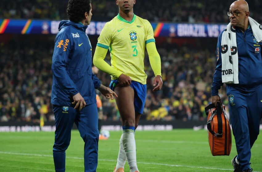  Zagueiro Gabriel Magalhães é cortado da seleção brasileira