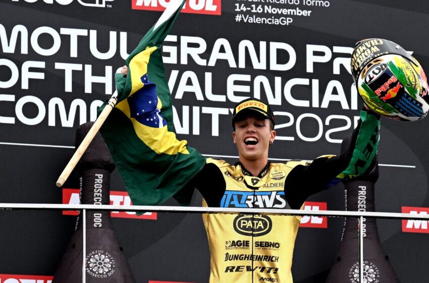  Diogo Moreira conquista Campeonato Mundial de Moto2