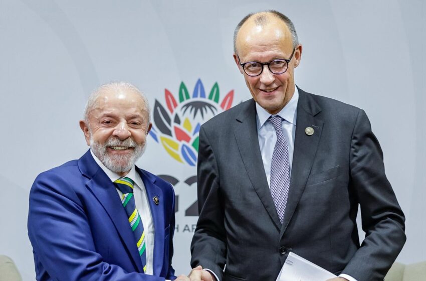  Após mal-estar sobre críticas a Belém, Lula se reúne com premiê alemão