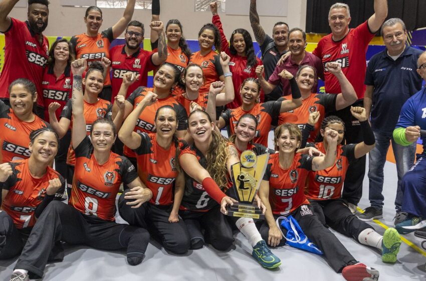 Sesi-SP conquista Campeonato Brasileiro de vôlei sentado feminino