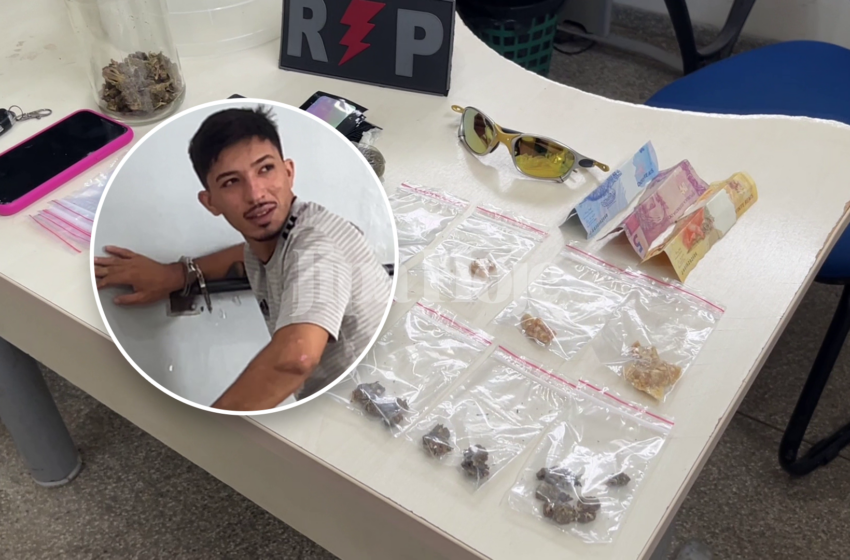  João Vitor é Detido pela Polícia Suspeito de Tráfico de Drogas