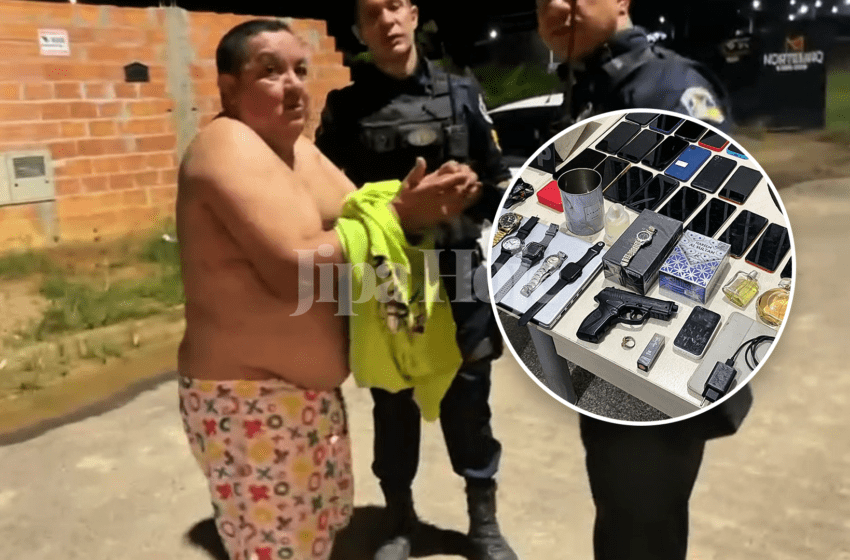  Chefe do Tráfico é Preso em Flagrante com Carro, Dinheiro e Eletrônicos em Ji-Paraná