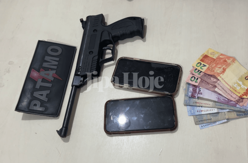  PATAMO Apreende Arma Adulterada e Detém Dupla no Bairro Casa Preta