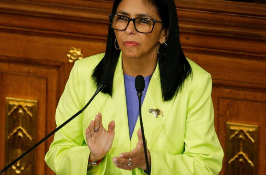  Delcy Rodríguez apresenta proposta de anistia geral na Venezuela