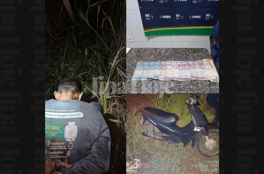  Foragido da Justiça assalta Farmácia e acaba Caçado em Mata de Cacoal