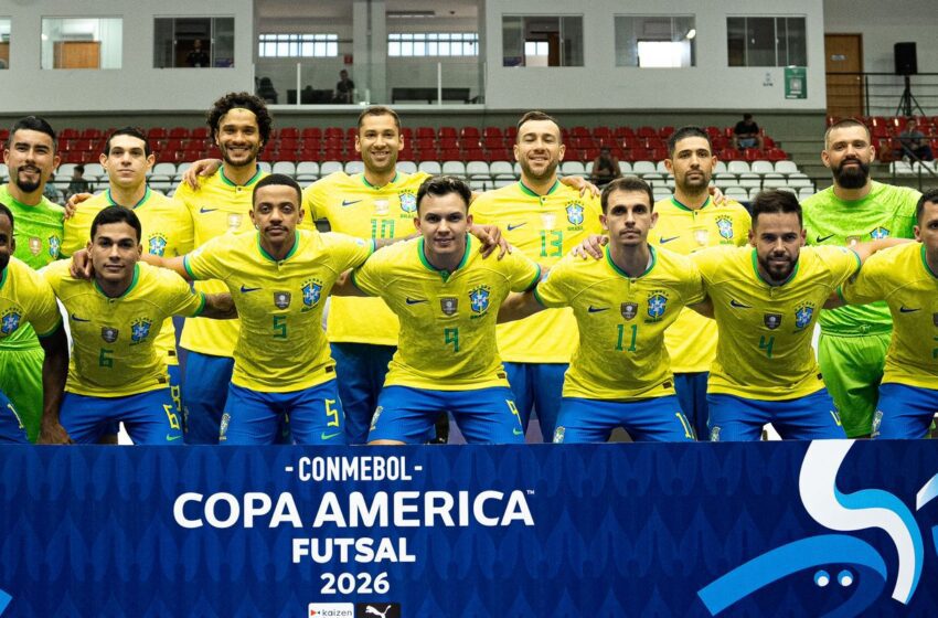  Brasil enfrenta Peru para avançar à final da Copa América de futsal