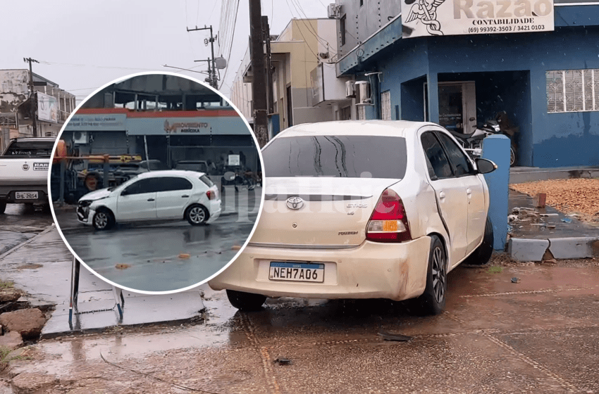  Colisão na T-3 com Maringá Termina com Carros Destruídos e Imóvel Atingido
