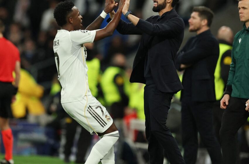 Vini Jr. comanda goleada do Real sobre Mônaco na Liga dos Campeões