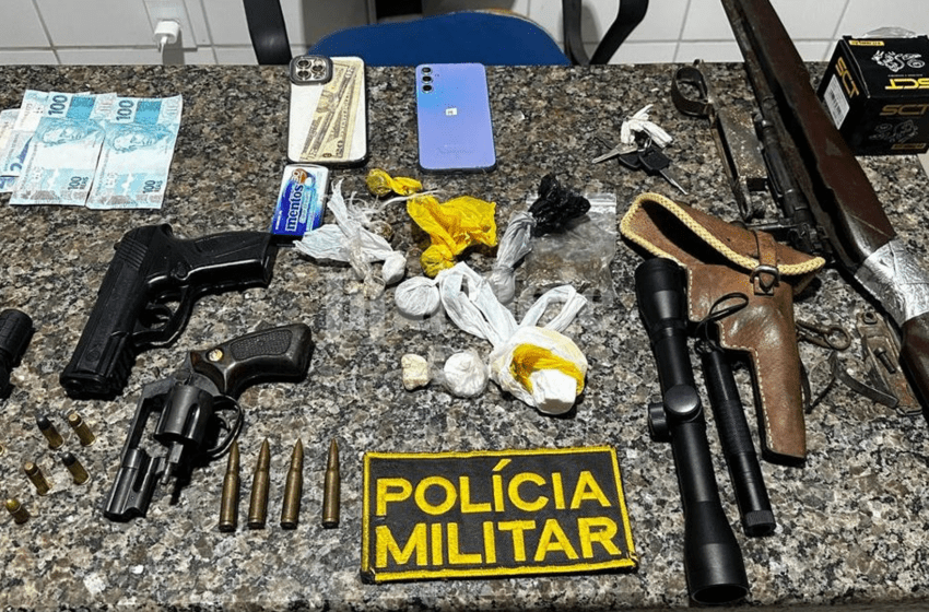  Ação Integrada Resulta em Apreensão de Fuzil, Drogas e Recuperação de Moto