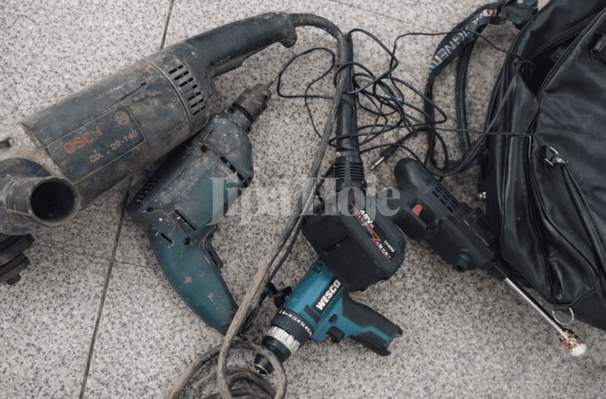  Polícia Militar Apreende Arsenal de Ferramentas e Eletrônicos após Fuga de Suspeito