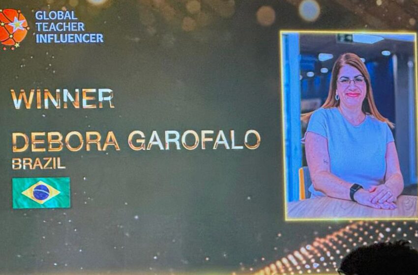  Brasileira Débora Garofalo é eleita professora mais influente do mundo