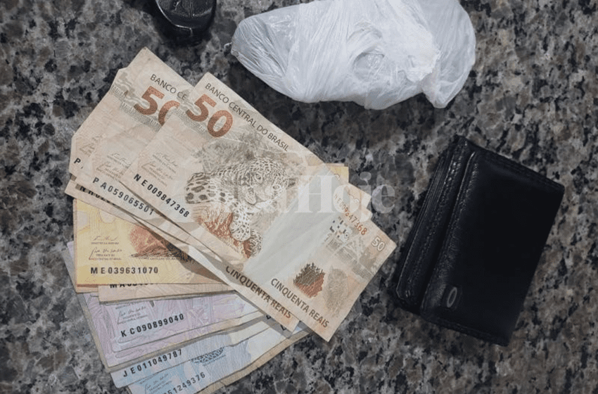  PM de Cacoal Prende Suspeito com 52g de Maconha e Dinheiro em Espécie