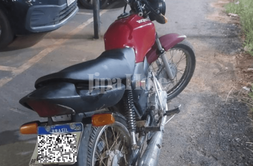  PM Recupera Motocicleta Furtada com Placa Adulterada em Cacoal