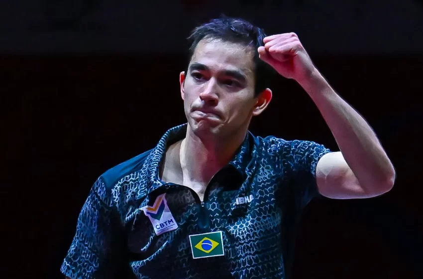  Calderano bate croata e vai às quartas de WTT WTT Champions, na China