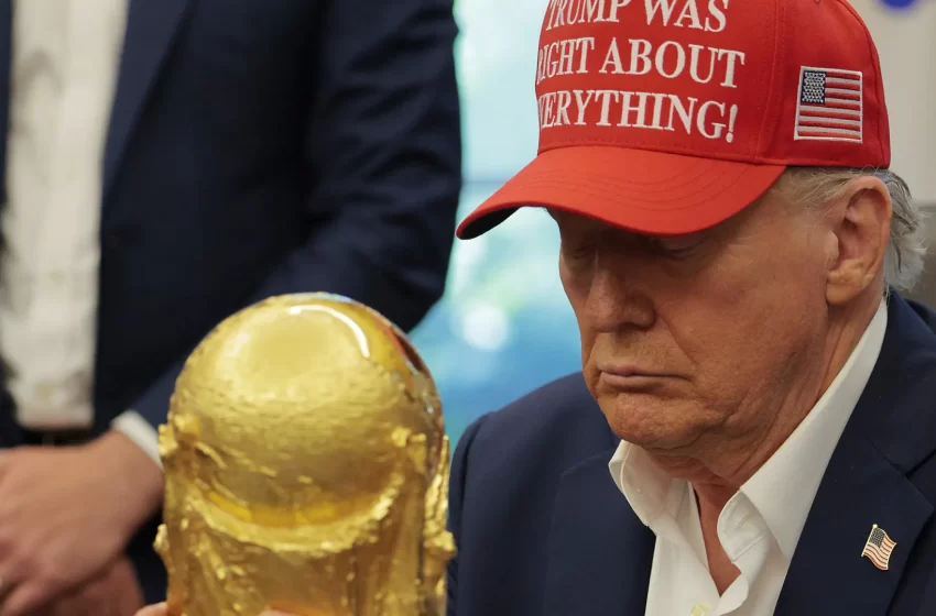  Trump fala sobre possibilidade de vetar Irã na Copa: “Não quero saber”