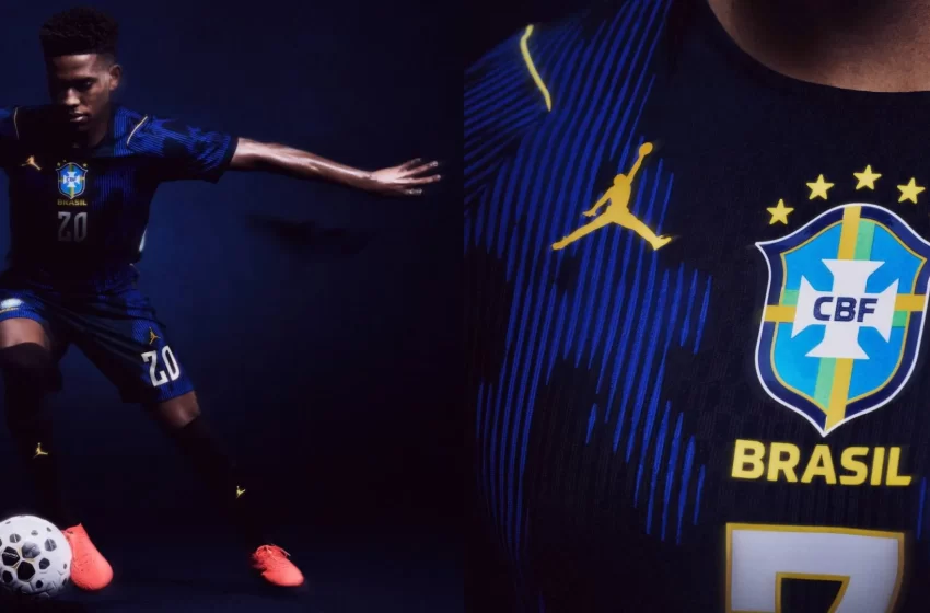  Nike lança camisa 2 do Brasil para a Copa em parceria com marca de Michael Jordan