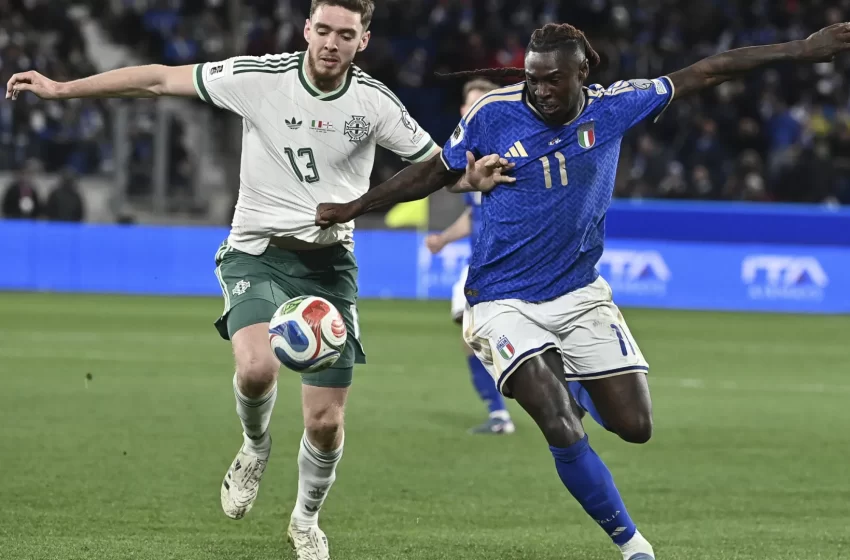  No sufoco, Itália bate Irlanda do Norte e mantém vivo o sonho de voltar à Copa