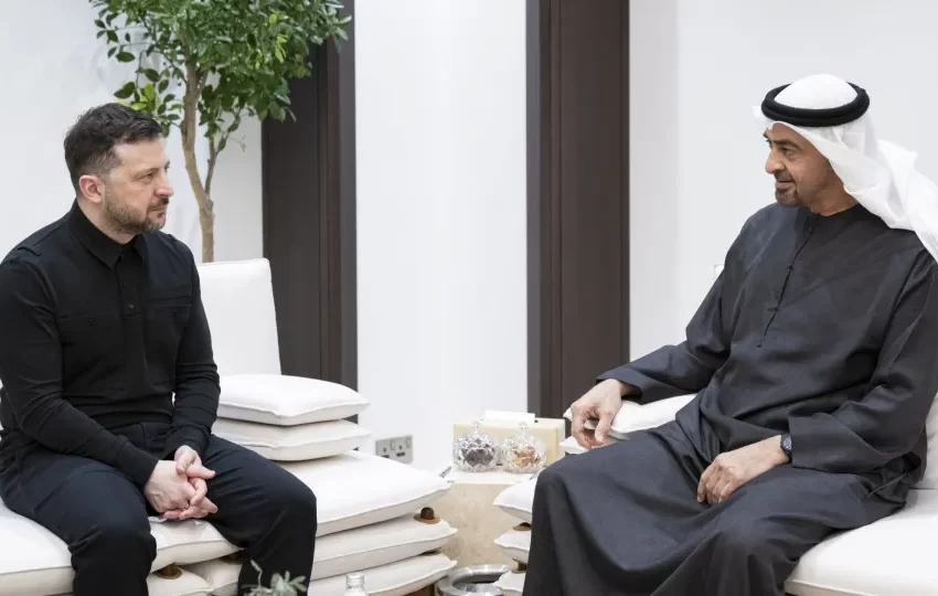  Zelensky reúne-se com presidente dos EAU: “O terror não pode prevalecer”