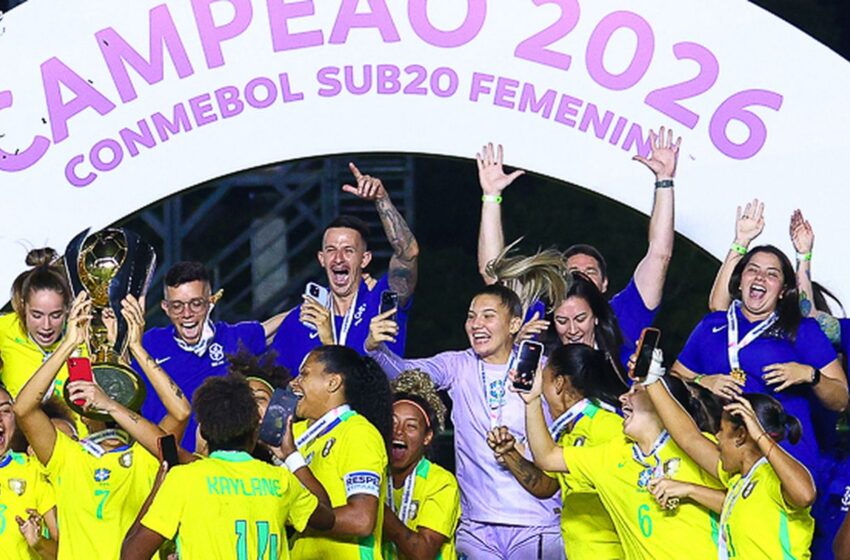  Brasil é campeão sul-americano sub-20 feminino