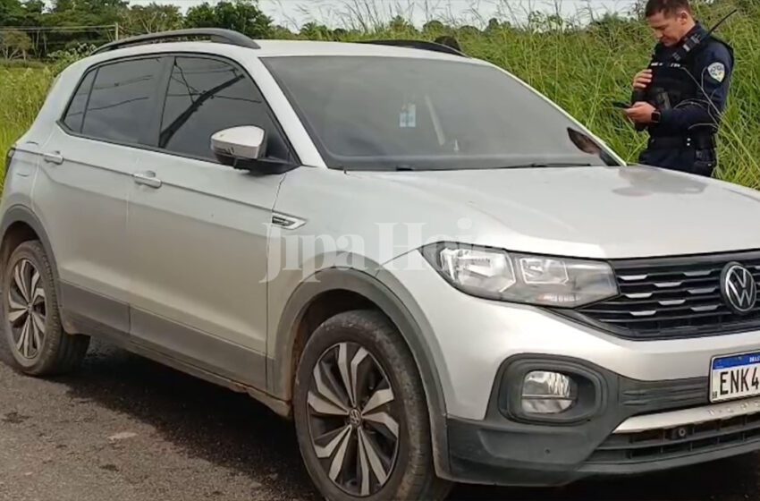  Volkswagen T-Cross Roubado é Encontrado Abandonado na Contramão em Ji-Paraná