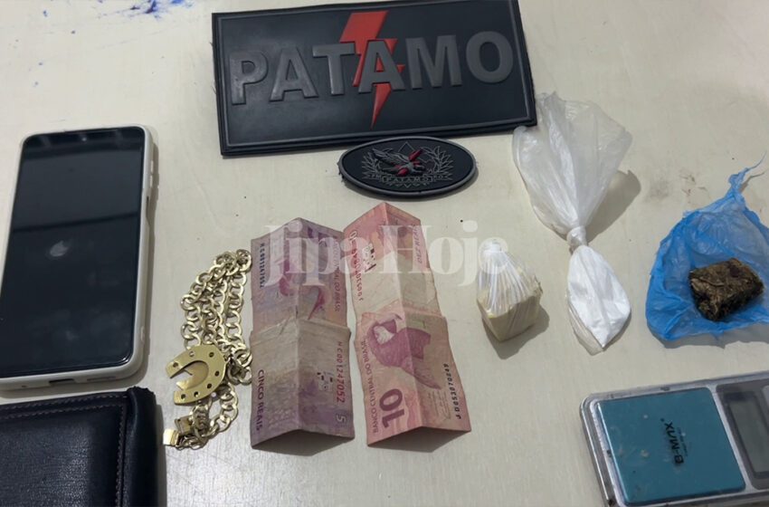  Polícia Militar Prende Homem com Cocaína, Crack e Maconha Após Tentativa de Fuga em Ji-Paraná