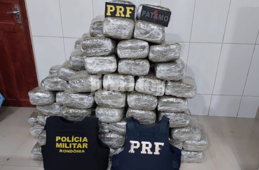  Operação Integrada Apreende 184 Kg de Skank Escondidos em Caminhonete na BR-364 em Cacoal