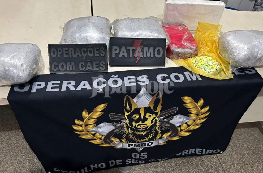  Polícia Apreende 7 kg de Drogas em Operação na Rodoviária de Ji-Paraná