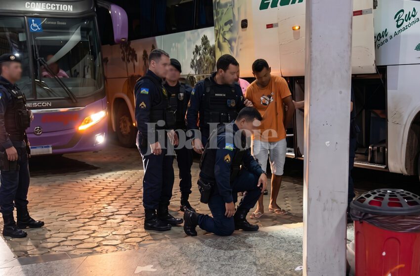  Predador Sexual é Caçado e Preso pela Polícia Militar em Rodoviária de Ji-Paraná