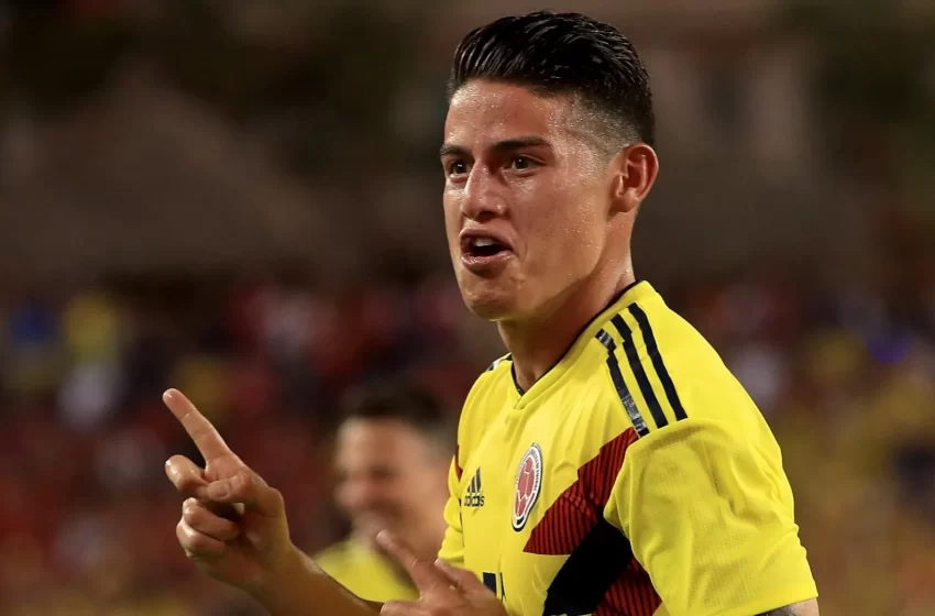  James Rodríguez é hospitalizado nos EUA após jogo da Colômbia