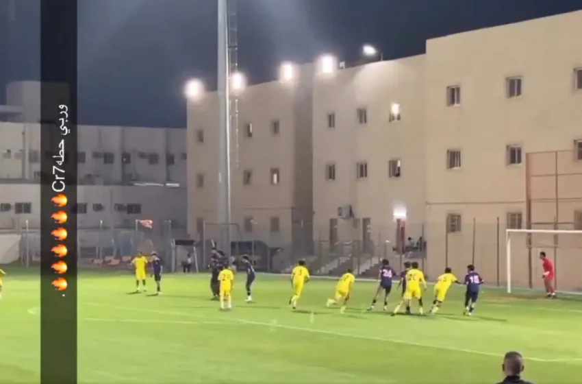  Filho de Cristiano Ronaldo faz hat-trick e golaço viraliza; veja