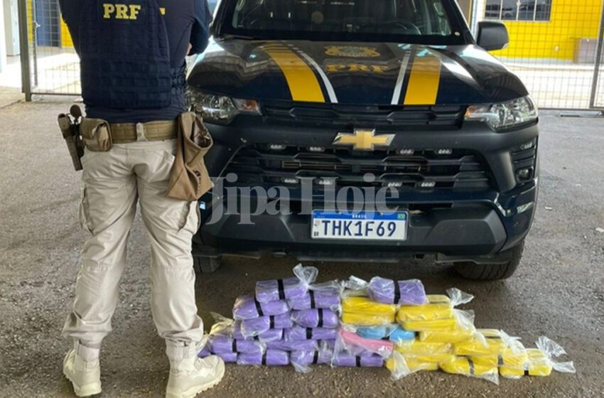  Manobra Suspeita na BR-364 Leva PRF a Descobrir 30 Kg de Pasta Base de Cocaína em Porta-Malas em Ji-Paraná