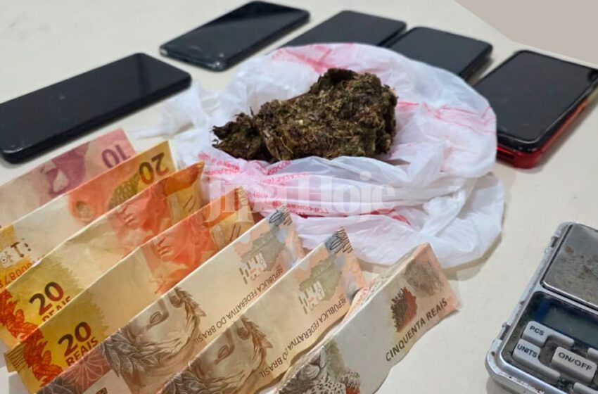  Homem é Preso com Maconha, Balança e Dinheiro Após Confessar Ponto de Tráfico em Ji-Paraná