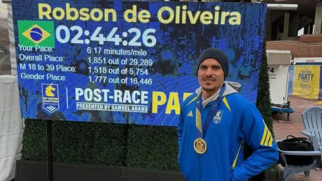  Heroi improvável, paulista Robson de Oliveira equilibra exigências da maratona com jornada ‘proletária’