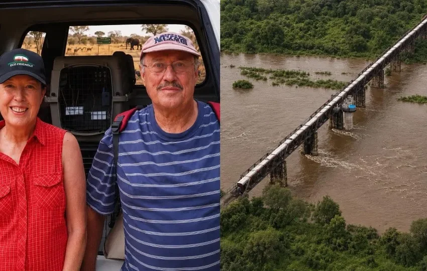  Casal esfaqueado e encontrado em rio de crocodilos na África do Sul