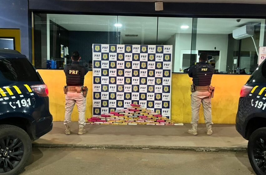  PRF Apreende Quase 80 kg de Cocaína em Ônibus Interestadual em Ji-Paraná