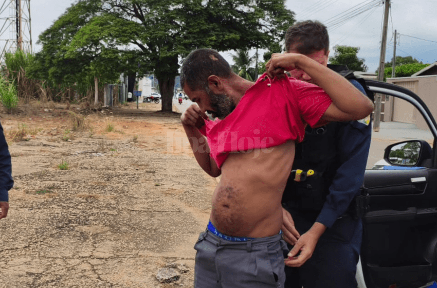  Luciano Cai em Abordagem e é Levado de Volta ao Sistema Prisional em Presidente Médici