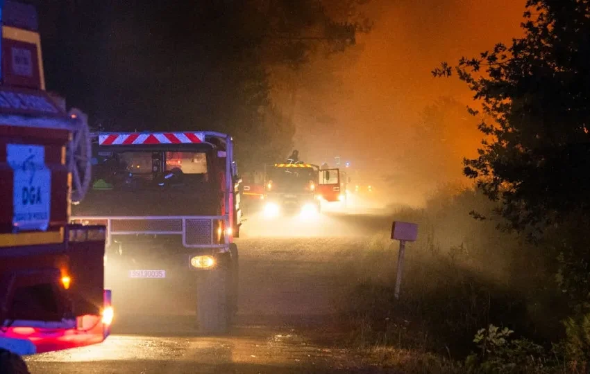  1.500 militares mobilizados a partir desta noite para incêndios em França