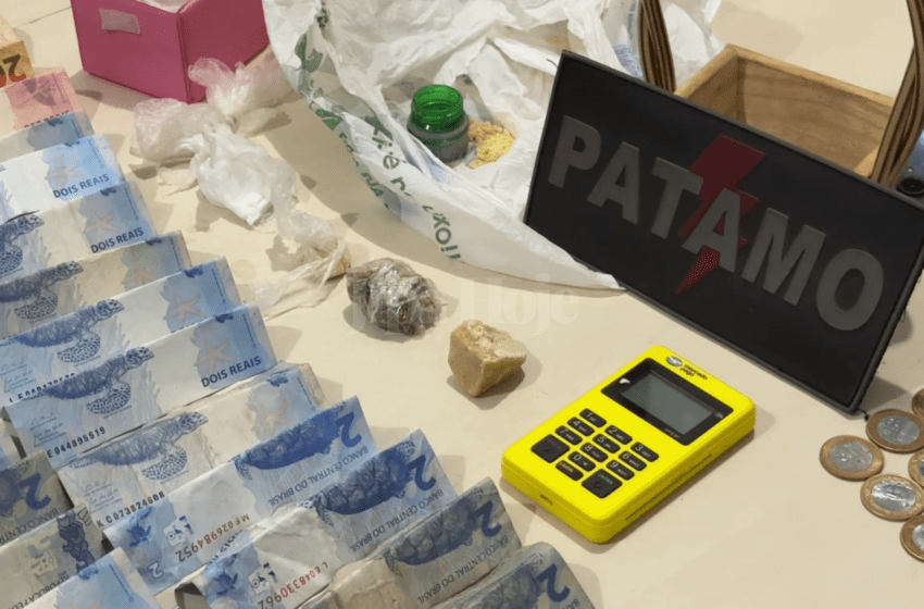  PATAMO Prende Casal por Tráfico de Drogas após Encontrar Esconderijo em Residência no Bairro Primavera