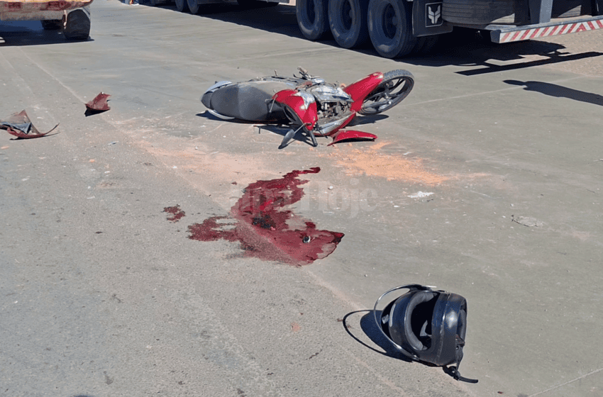  Motociclista Morre após ser Atingida por Pá-Carregadeira na Avenida Marechal Rondon em Ji-Paraná